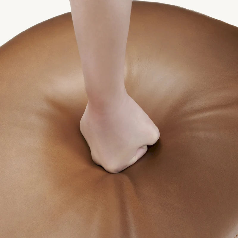 Jídelní židle čalouněné PU kůží s otevřenou opěrkou – balení 4 ks