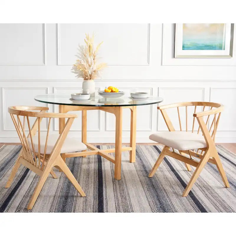Jídelní židle Carlota Spindle (sada 2 ks) – 23 Š x 23 H x 30 V – 22Šx22Hx30V