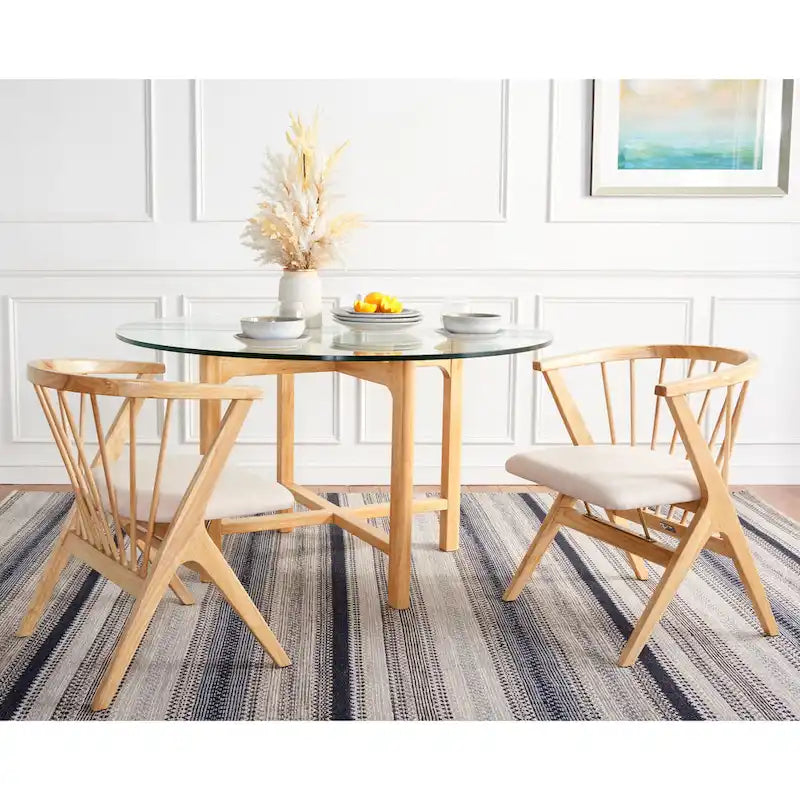 Jídelní židle Carlota Spindle (sada 2 ks) – 23 Š x 23 H x 30 V – 22Šx22Hx30V