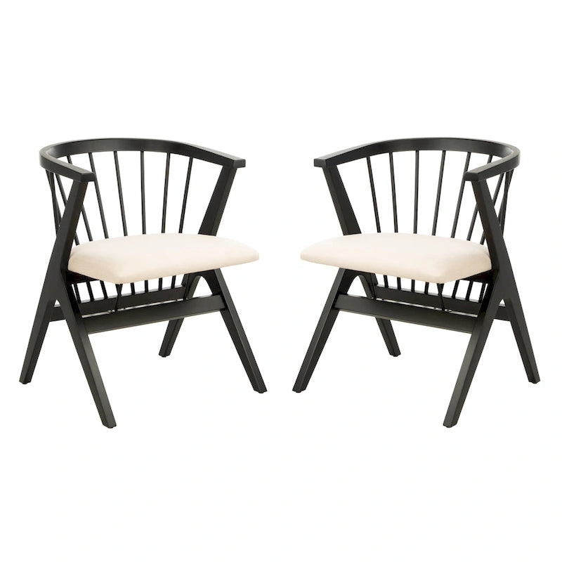 Jídelní židle Carlota Spindle (sada 2 ks) – 23 Š x 23 H x 30 V – 22Šx22Hx30V