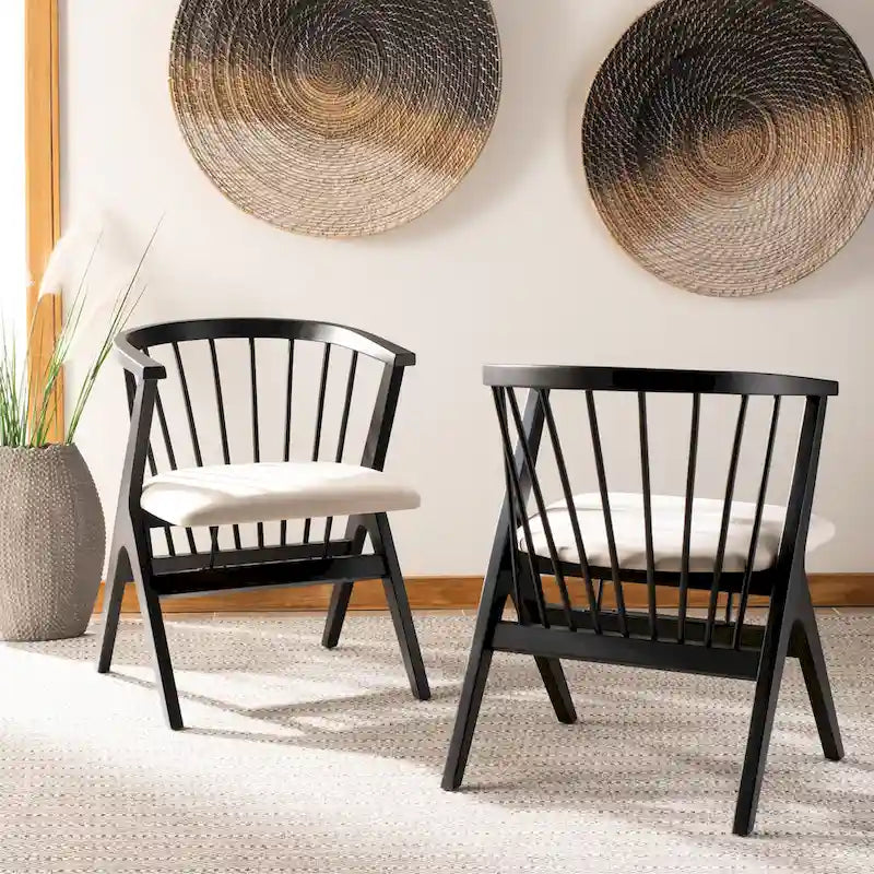 Jídelní židle Carlota Spindle (sada 2 ks) – 23 Š x 23 H x 30 V – 22Šx22Hx30V