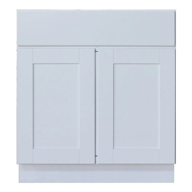 Sunny Wood Shaker Hill 30 Double Door Sink Base Cabinet