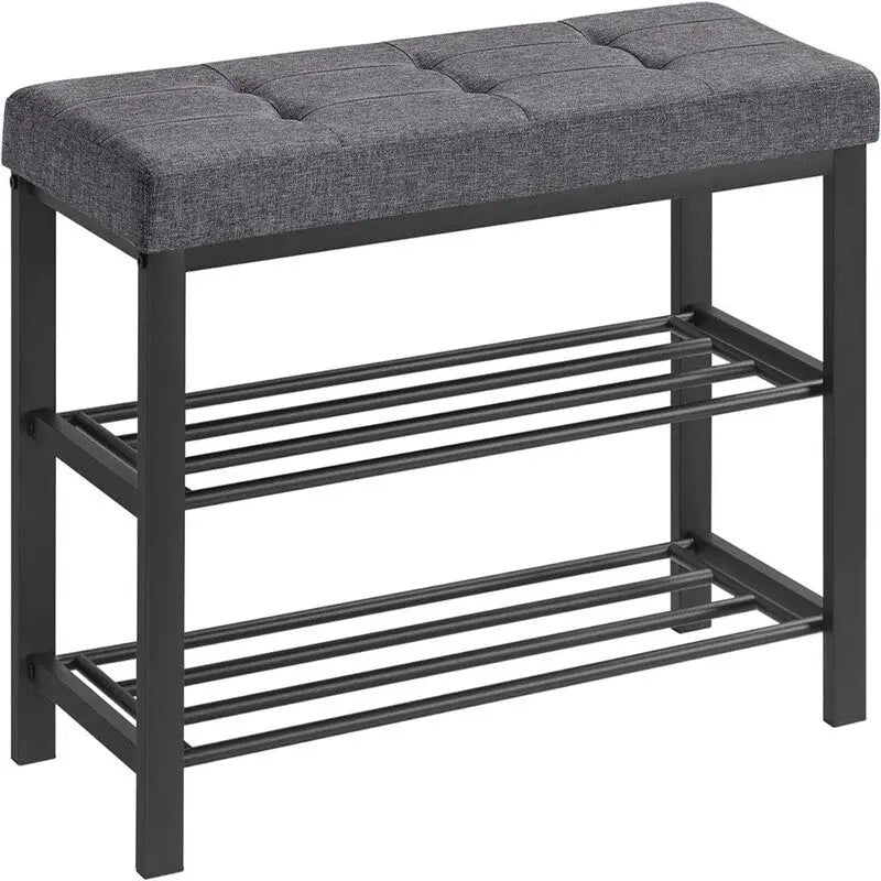 3-Tier Shoe Rack for Entryway - 12.2D x 31.9W x 19.3H
